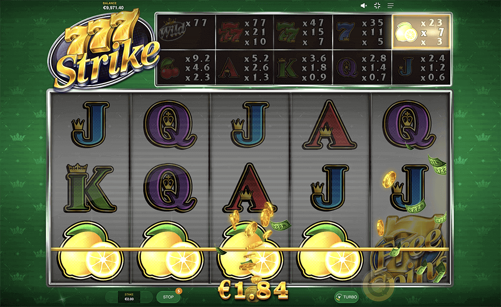 Jugabilidad De 777 Strike